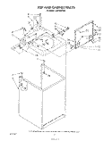 TOP AND CABINET , LITERATURE AND OPTIONAL Diagram and Parts List for LA5430XTG0  Whirlpool Washer