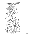 COMPARTMENT SEPARATOR Diagram and Parts List for ET22DKXAW04  Whirlpool Refrigerator