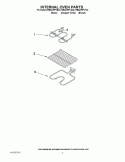 INTERNAL OVEN PARTS Diagram and Parts List for RBS275PVB04  Whirlpool Wall Oven