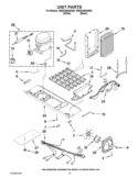 UNIT PARTS Diagram and Parts List for WRS526SIAH00  Whirlpool Refrigerator