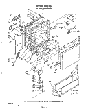 Part Location Diagram of 302593 Whirlpool Trim, Door (R.H.)
