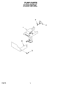 PUMP PARTS Diagram and Parts List for KUIA15PLLS0  KitchenAid Ice Maker