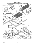 UNIT Diagram and Parts List for ET20DMXAN00  Whirlpool Refrigerator