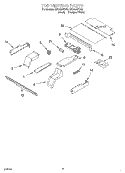 TOP VENTING, OPTIONAL Diagram and Parts List for RBD305PDB8  Whirlpool Wall Oven