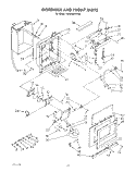 DISPENSER AND FRONT Diagram and Parts List for KSSS36DWX00  KitchenAid Refrigerator