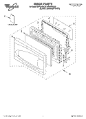 Part Location Diagram of 8184594 Whirlpool PANEL-DOOR