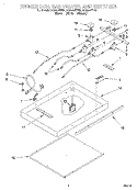 BURNER BOX, GAS VALVES, AND SWITCHES Diagram and Parts List for SC8640EEB0  Whirlpool Cooktop