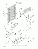 UNIT PARTS Diagram and Parts List for EWT8502A00  Whirlpool Refrigerator