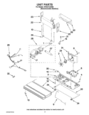 UNIT PARTS Diagram and Parts List for KFIS27CXMS6  KitchenAid Refrigerator