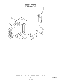 PANEL Diagram and Parts List for MW3601XW0  Whirlpool Microwave