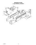 CONSOLE Diagram and Parts List for CA2762XSW0  Whirlpool Washer