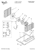 SECTION Diagram and Parts List for ACU102XE2  Whirlpool Air Conditioner