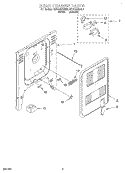 REAR CHASSIS, OPTIONAL Diagram and Parts List for KESS300BAL0  KitchenAid Range