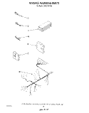 WIRING HARNESS Diagram and Parts List for DP8350XVN0  Whirlpool Dishwasher