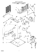 UNIT Diagram and Parts List for ET21GKXHT02  Whirlpool Refrigerator