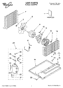 UNIT PARTS Diagram and Parts List for ACU072PK0  Whirlpool Air Conditioner