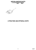 MISCELLANEOUS, OPTIONAL Diagram and Parts List for DU930PWKB0  Whirlpool Dishwasher