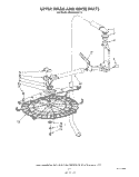 UPPER WASH AND RINSE Diagram and Parts List for 4KUDA220T0  KitchenAid Dishwasher