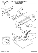 SECTION Diagram and Parts List for LER4624BQ0  Whirlpool Dryer