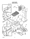 UNIT Diagram and Parts List for KSRS25QXAL00  KitchenAid Refrigerator