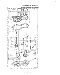 GEARCASE Diagram and Parts List for LA7680XPW1  Whirlpool Washer