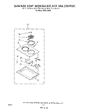 SURFACE UNIT RCK 886 (261951) Diagram and Parts List for RHE6760P  Whirlpool Range