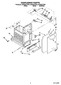 Part Location Diagram of 9872206B Whirlpool HANDLE