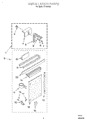 INSTALLATION Diagram and Parts List for X10002G0  Roper Air Conditioner