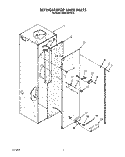 REFRIGERATOR LINER Diagram and Parts List for KSRF36DTX10  KitchenAid Refrigerator