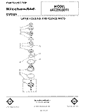 SECTION Diagram and Parts List for 6KCDB250T1  KitchenAid Food Waste Disposer