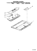 CONTROL PARTS Diagram and Parts List for KSBS25INBL03  KitchenAid Refrigerator