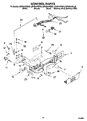 CONTROL PARTS Diagram and Parts List for GD5SHAXNS00  Whirlpool Refrigerator