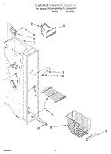 FREEZER LINER Diagram and Parts List for 7ED22PQXFW01  Whirlpool Refrigerator