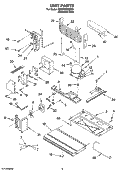UNIT PARTS Diagram and Parts List for KBRP20ERSS01  KitchenAid Refrigerator