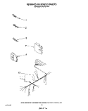 WIRING HARNESS Diagram and Parts List for DP8500XTN4  Whirlpool Dishwasher