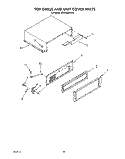 TOP GRILLE AND UNIT COVER Diagram and Parts List for KSSS42DWX00  KitchenAid Refrigerator