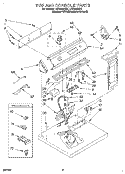 SECTION Diagram and Parts List for LEC6848AZ2  Whirlpool Dryer