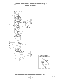 SECTION Diagram and Parts List for 7KCDB250T0  KitchenAid Food Waste Disposer