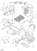 UNIT Diagram and Parts List for GD27DFXFW01  Whirlpool Refrigerator