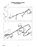 WIRING HARNESS Diagram and Parts List for TAWM200AN0  Estate Washer