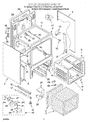 Part Location Diagram of 9752637 Whirlpool BOX-BURNER