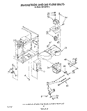 MAGNETRON AND AIR FLOW Diagram and Parts List for RM778PXT5  Whirlpool Microwave Oven Combo