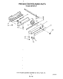 FREEZER CONTROL PANEL Diagram and Parts List for KSRF42DTX10  KitchenAid Refrigerator
