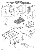 UNIT PARTS Diagram and Parts List for GC5NHAXSY00  Whirlpool Refrigerator