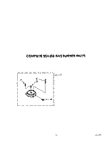 COMPLETE SEALED GAS BURNER Diagram and Parts List for SF386PEWW1  Whirlpool Range
