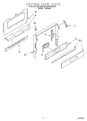 Part Location Diagram of 4371535 Whirlpool TRIM-FLUE