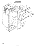 LINER Diagram and Parts List for ET22DMXVM00  Whirlpool Refrigerator