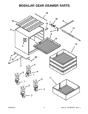 Part Location Diagram of W11513230 Whirlpool SCREW