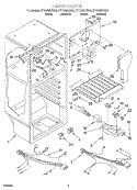 LINER Diagram and Parts List for ET17JMYJN00  Whirlpool Refrigerator