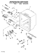 Part Location Diagram of 67005949 Whirlpool KEYBOARD-